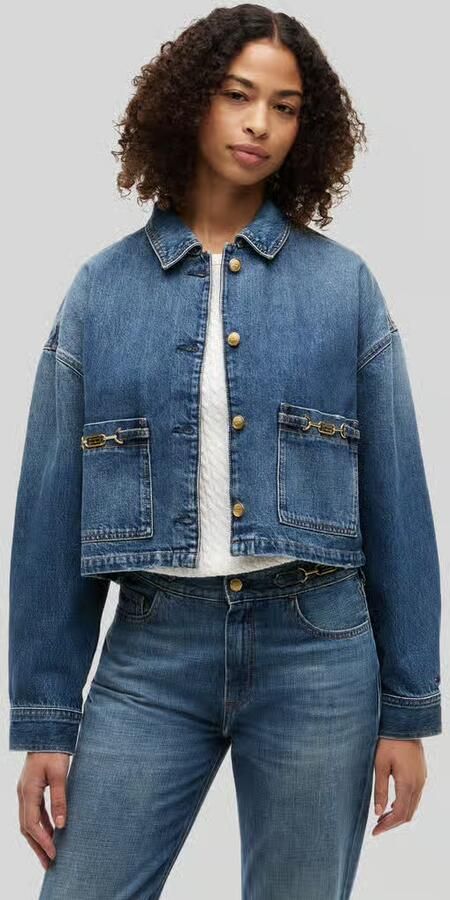 Tommy Hilfiger regular fit jeansjack van puur katoen - Foto 5