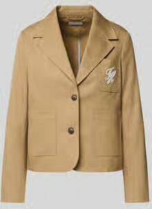 Tommy Hilfiger Regular fit kort colbert van puur katoen