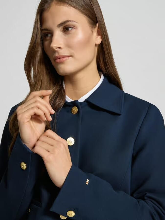 Tommy Hilfiger Regular fit korte blazer van viscosemix model 'PUNTO' - Foto 2