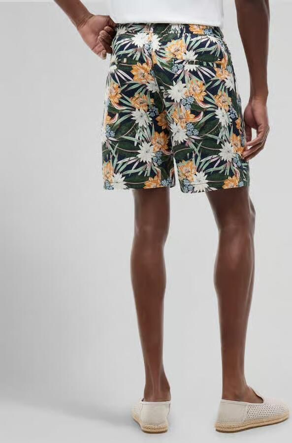 Tommy Hilfiger regular fit korte broek van mix van katoen en lyocell model 'DOVER'