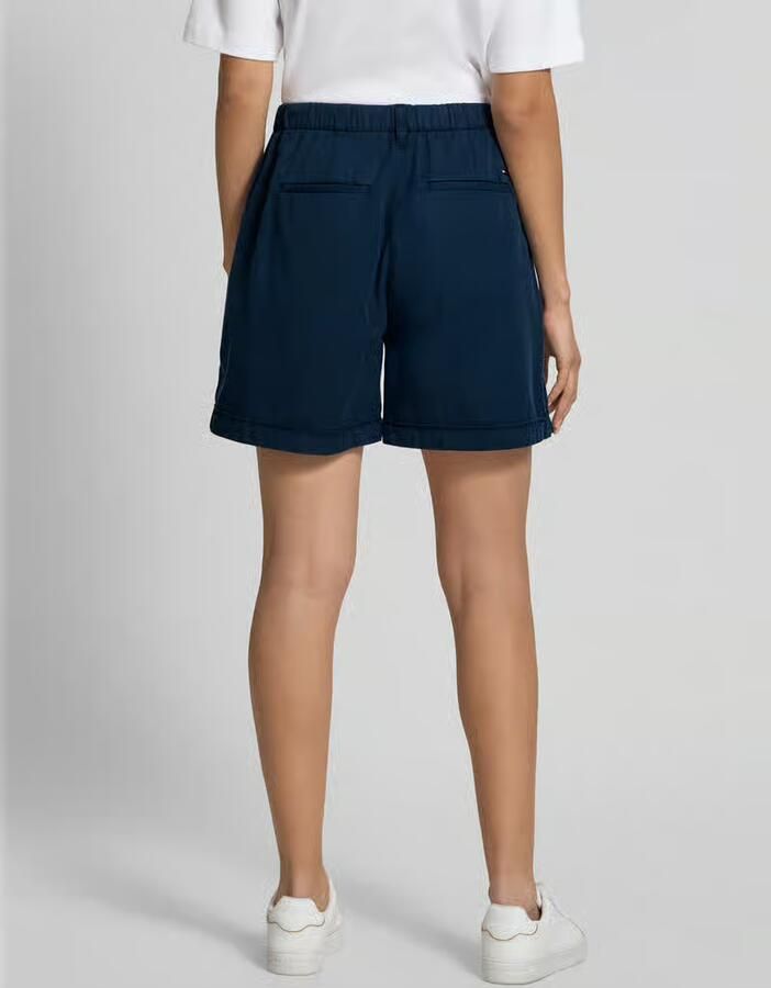 Tommy Hilfiger Regular fit korte chino van een mix van lyocell en katoen