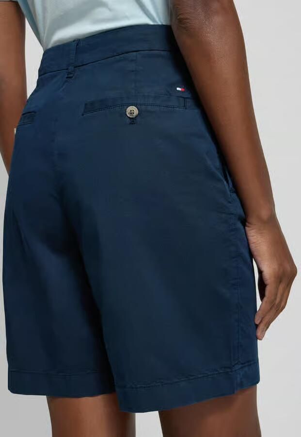 Tommy Hilfiger regular fit korte chino van mix van katoen en lyocell - Foto 4