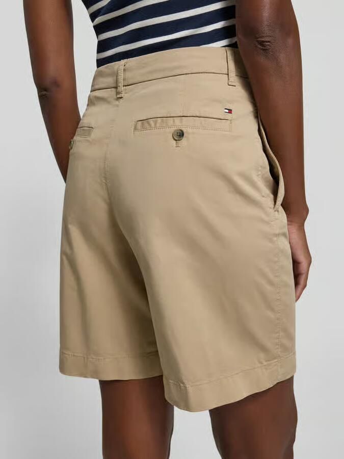 Tommy Hilfiger regular fit korte chino van mix van katoen en lyocell - Foto 4