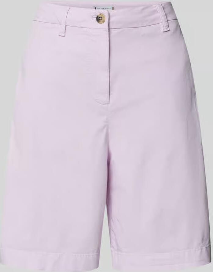 Tommy Hilfiger regular fit korte chino van mix van katoen en lyocell - Foto 2