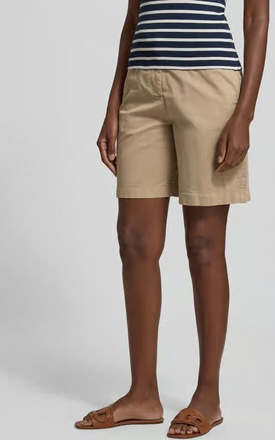 Tommy Hilfiger regular fit korte chino van mix van katoen en lyocell - Foto 6