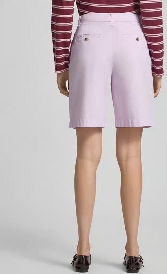 Tommy Hilfiger regular fit korte chino van mix van katoen en lyocell