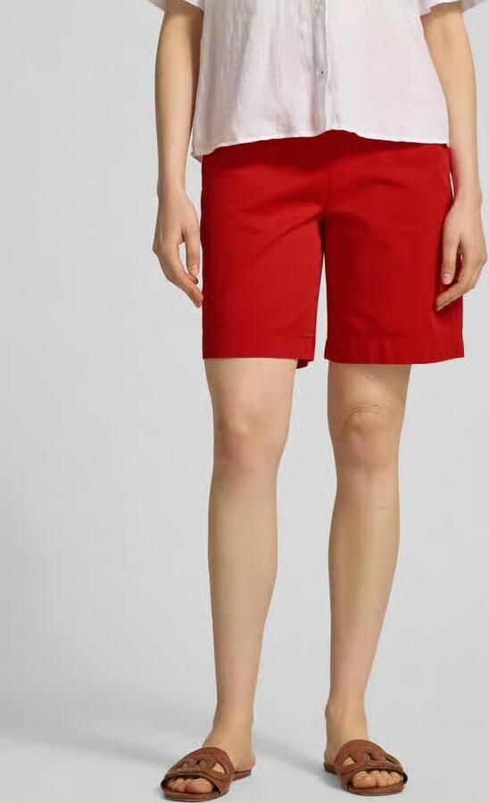 Tommy Hilfiger regular fit korte chino van mix van katoen en lyocell - Foto 3