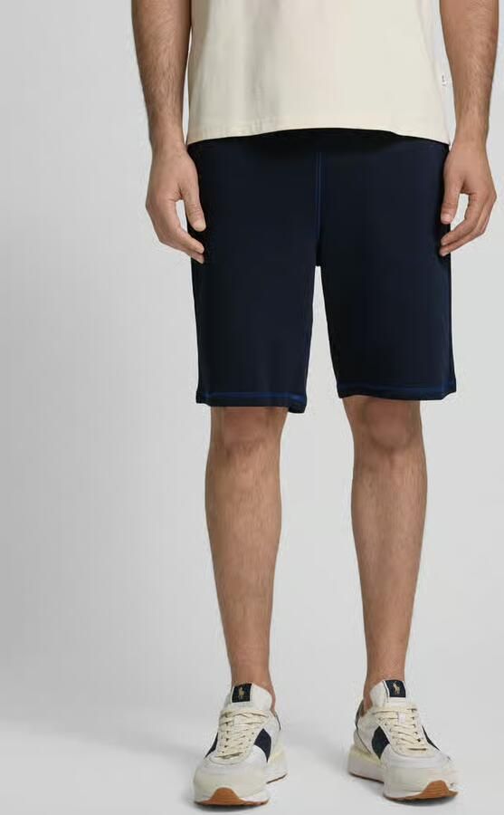Tommy Hilfiger Regular fit korte loungebroek van katoenmix - Foto 7