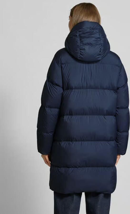 Tommy Hilfiger Regular fit lange donsjas met capuchon