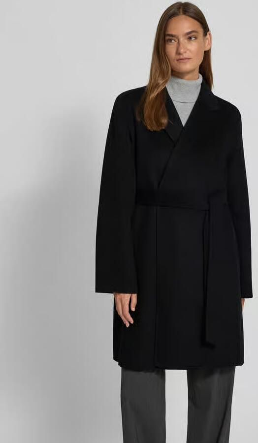 Tommy Hilfiger Regular fit lange jas van wolmix - Foto 2