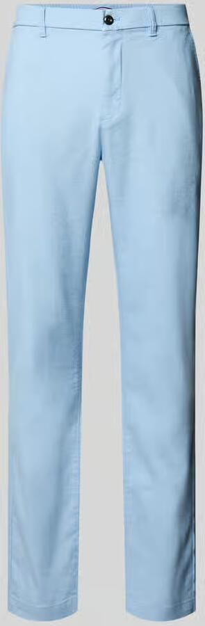 Tommy Hilfiger regular fit linnenbroek met logostitching model 'Denton' - Foto 2