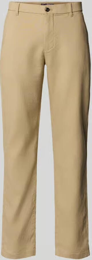 Tommy Hilfiger regular fit linnenbroek met logostitching model 'Denton' - Foto 2