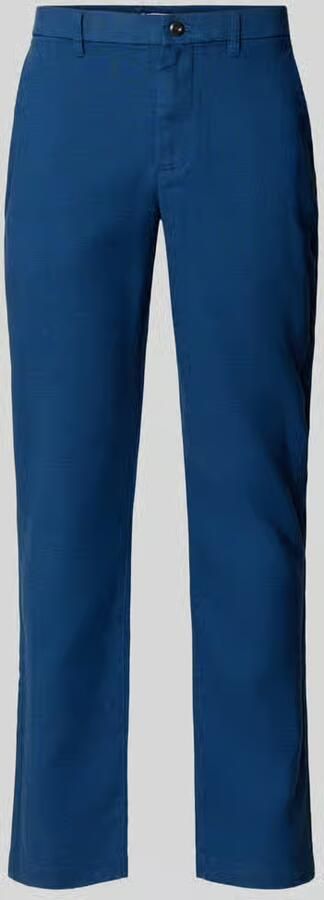 Tommy Hilfiger regular fit linnenbroek met logostitching model 'Denton' - Foto 2