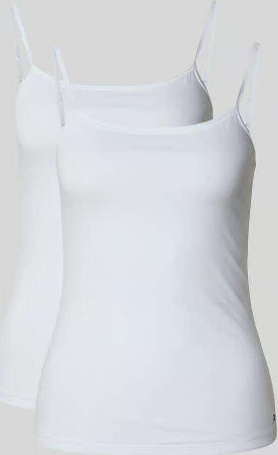 Tommy Hilfiger Regular fit onderhemd van katoenmix in een set van 2 stuks
