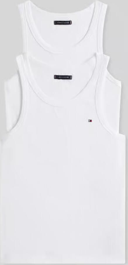 Tommy Hilfiger Regular fit hemd van katoenmix met gestikt logo in set van 2 - Foto 4