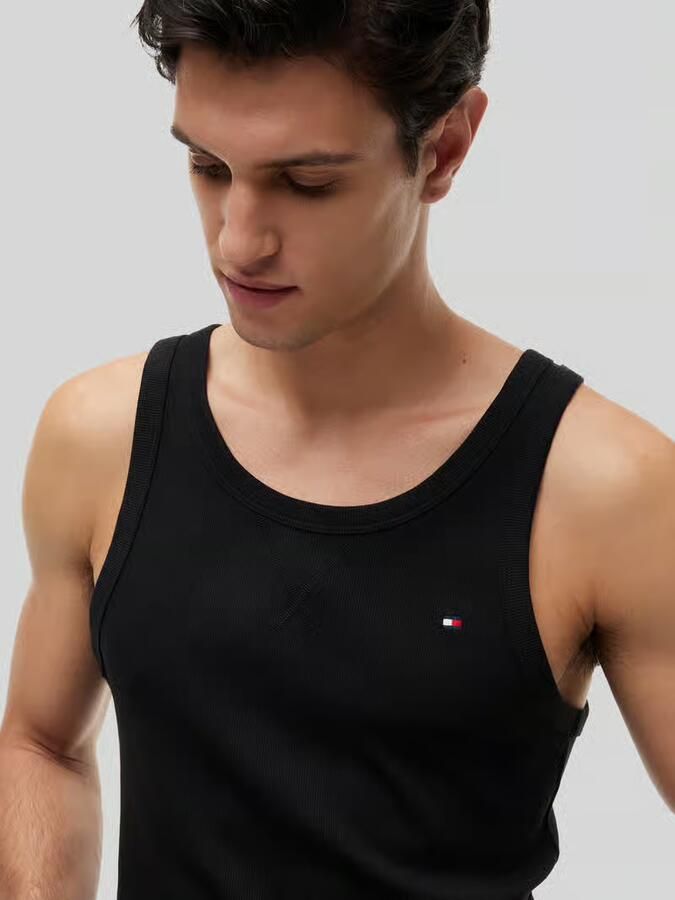 Tommy Hilfiger Regular fit hemd van katoenmix met gestikt logo in set van 2 - Foto 2
