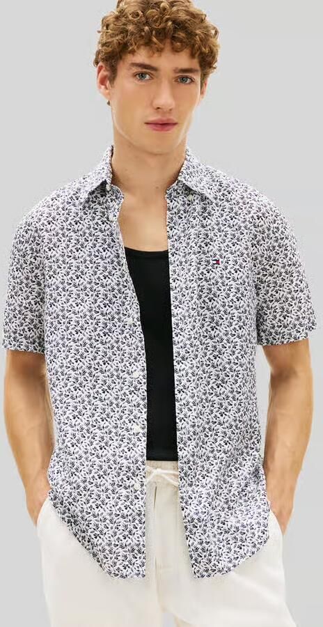 Tommy Hilfiger Regular fit overhemd met korte mouwen - Foto 4