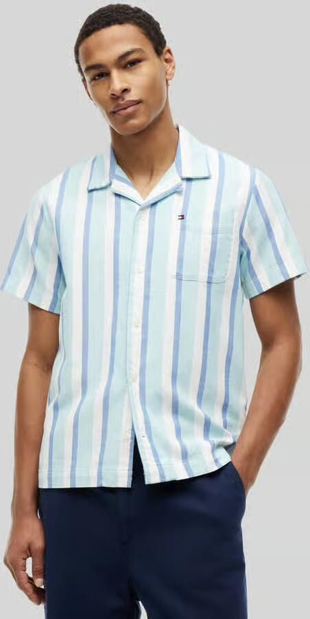 Tommy Hilfiger regular fit overhemd met korte mouwen van puur katoen - Foto 2