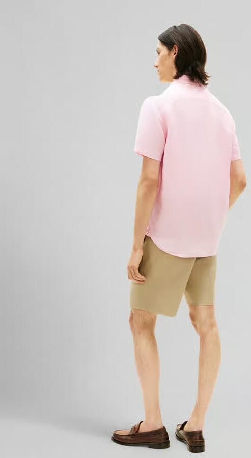 Tommy Hilfiger regular fit overhemd met korte mouwen van puur linnen - Foto 2
