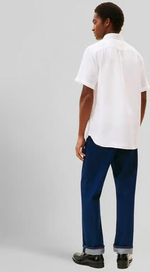 Tommy Hilfiger regular fit overhemd met korte mouwen van puur linnen - Foto 2