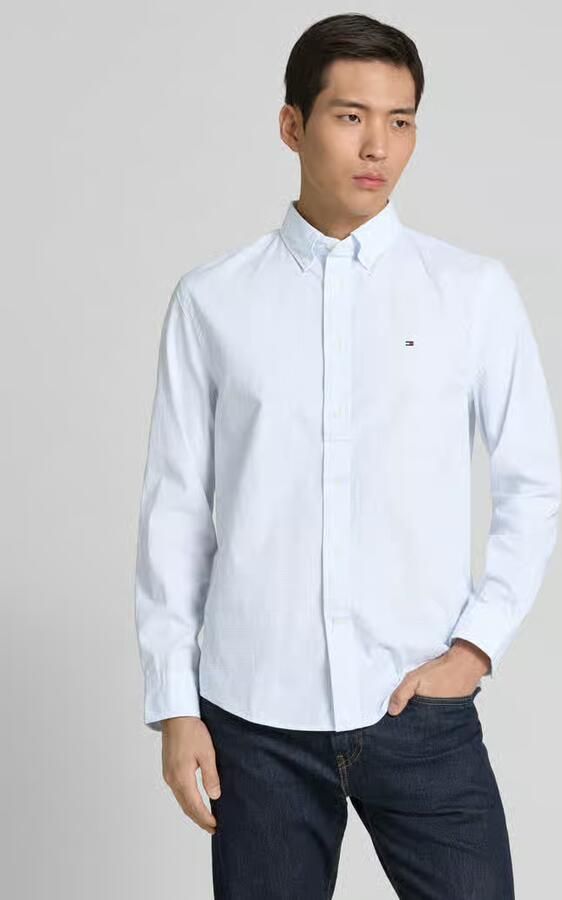 Tommy Hilfiger Regular fit overhemd van puur katoen - Foto 2