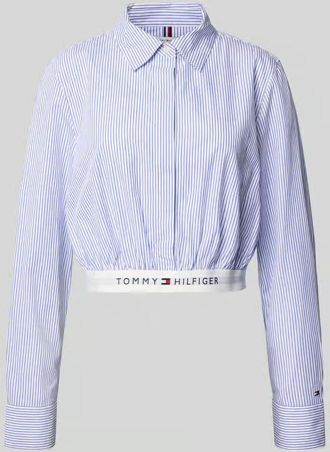 Tommy Hilfiger regular fit overhemdblouse van puur biologisch katoen - Foto 2