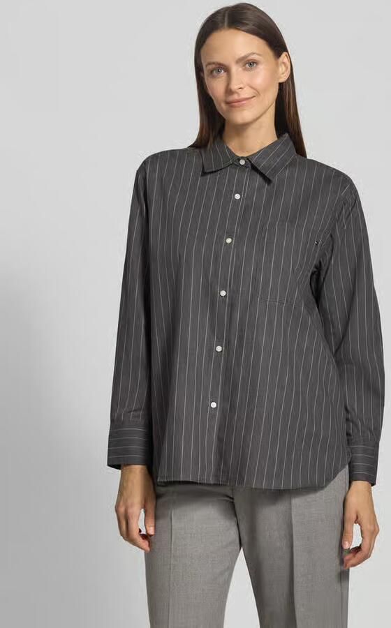 Tommy Hilfiger Regular fit overhemdblouse van puur katoen - Foto 2