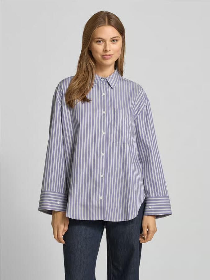 Tommy Hilfiger Regular fit overhemdblouse van puur katoen - Foto 2