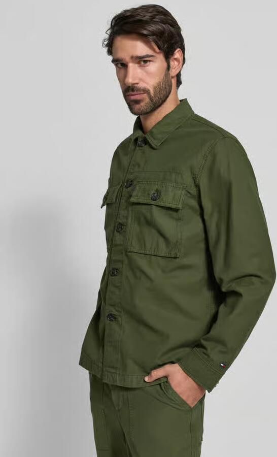 Tommy Hilfiger Regular fit overhemdjack van puur katoen - Foto 2