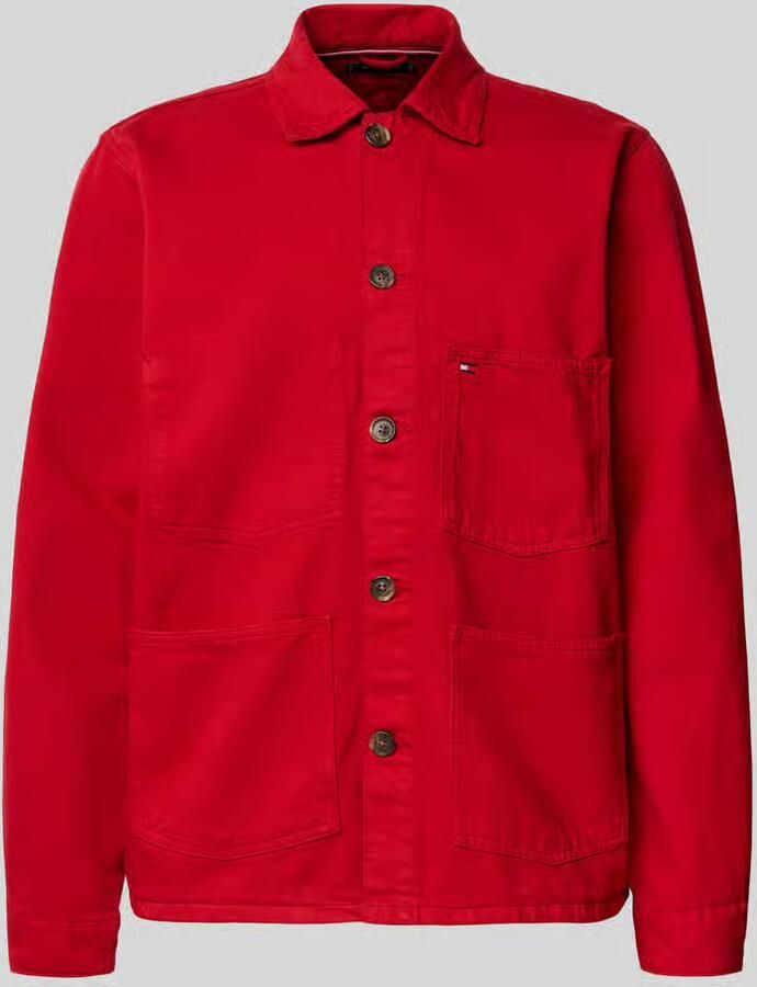 Tommy Hilfiger regular fit overhemdjack van puur katoen - Foto 2