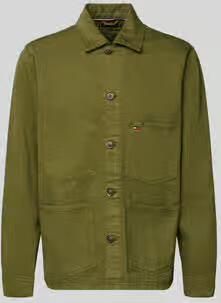 Tommy Hilfiger regular fit overhemdjack van puur katoen