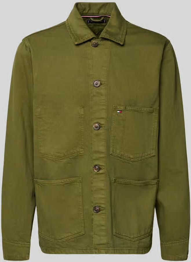 Tommy Hilfiger regular fit overhemdjack van puur katoen - Foto 2