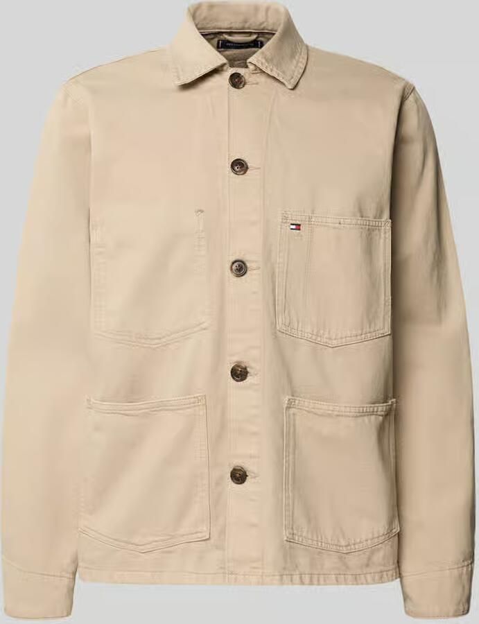 Tommy Hilfiger regular fit overhemdjack van puur katoen - Foto 2