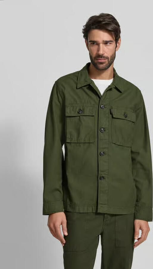 Tommy Hilfiger Regular fit overhemdjack van puur katoen - Foto 3