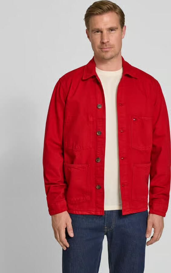 Tommy Hilfiger regular fit overhemdjack van puur katoen - Foto 3