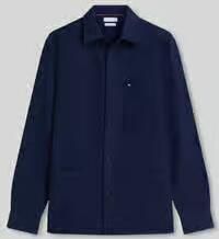 Tommy Hilfiger regular fit overshirt van katoenmix