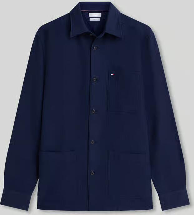 Tommy Hilfiger regular fit overshirt van katoenmix - Foto 2