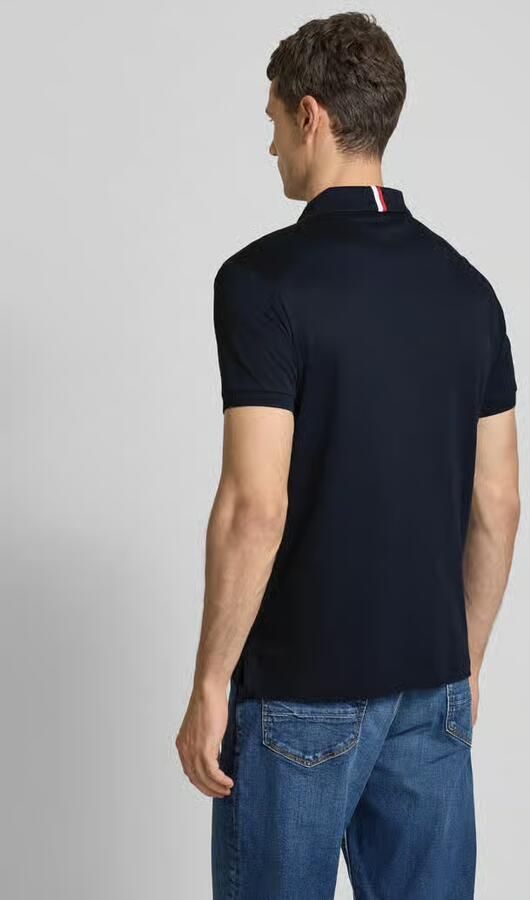 Tommy Hilfiger Polo Shirt Korte Mouw Donkerblauw Blue Heren - Foto 20