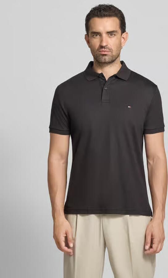 Tommy Hilfiger Zwarte poloshirt met korte mouwen Black Heren - Foto 20