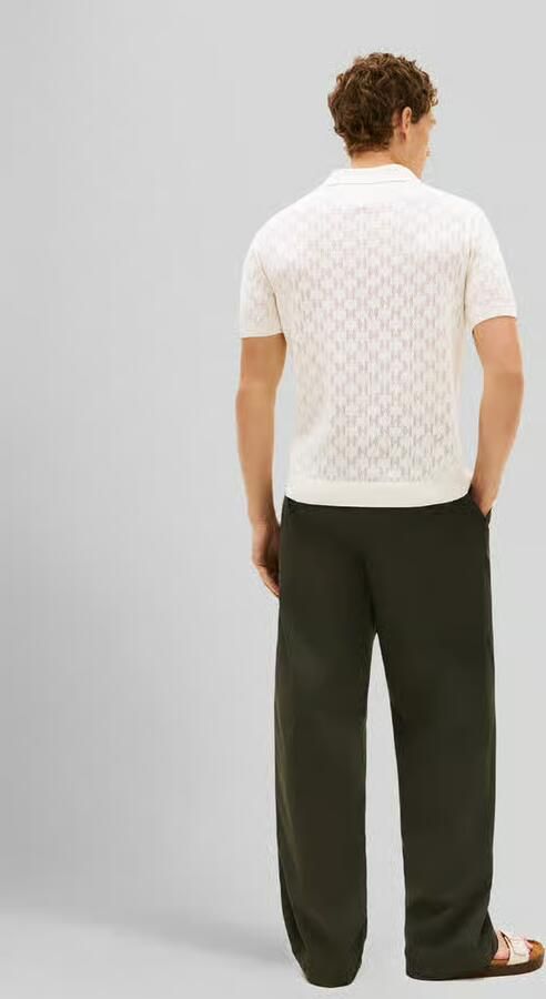 Tommy Hilfiger regular fit poloshirt met pointellemotief - Foto 2