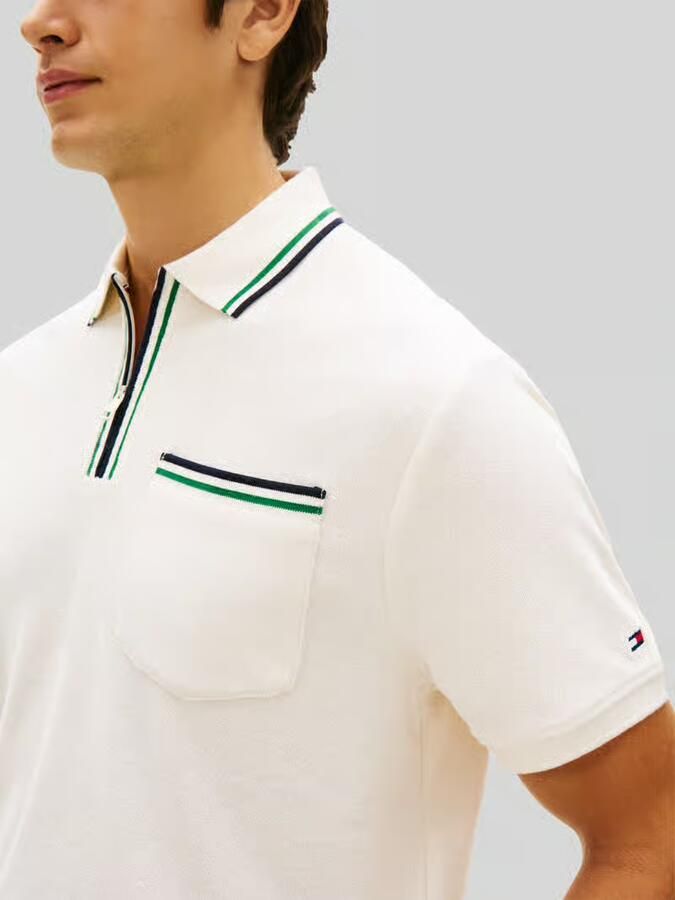 Tommy Hilfiger regular fit poloshirt van badstof
