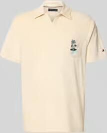 Tommy Hilfiger regular fit poloshirt van badstof