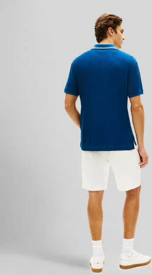 Tommy Hilfiger regular fit poloshirt van badstof