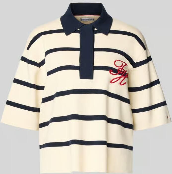 Tommy Hilfiger regular fit poloshirt van katoenmix