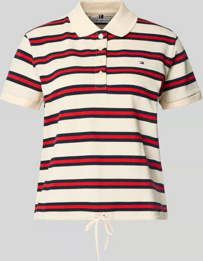 Tommy Hilfiger Regular fit poloshirt van katoenmix