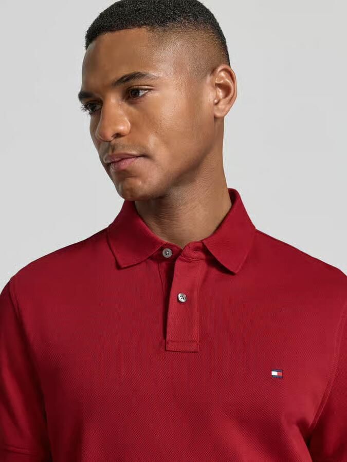 Tommy Hilfiger Regular fit poloshirt van een mix van katoen en elastaan - Foto 2