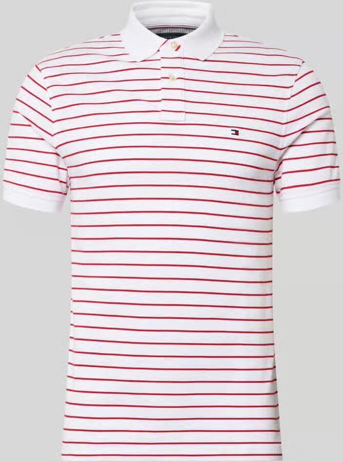 Tommy Hilfiger Regular fit Poloshirt van Katoenmix
