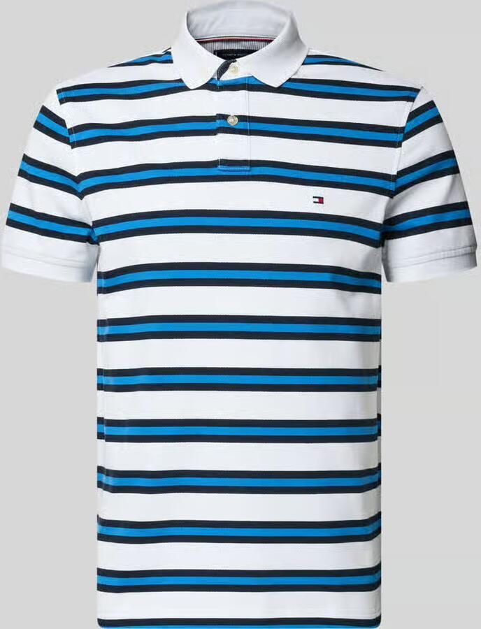 Tommy Hilfiger Regular fit Poloshirt van Katoenmix
