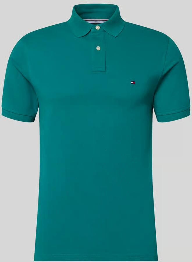 Tommy Hilfiger Regular fit Poloshirt van Katoenmix