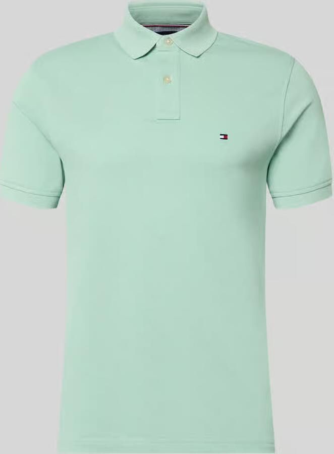 Tommy Hilfiger Regular fit Poloshirt van Katoenmix